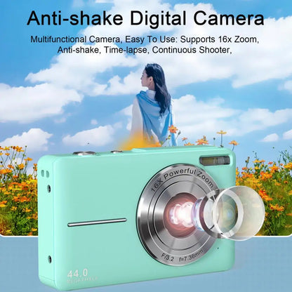 FHD 1080P Digital Camera  Compact Portable Digital Camera for Photography for Kid Adult Camcorder Camera