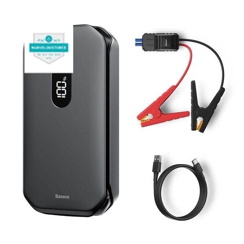 Baseus 1000A Car Jump Starter Power Bank 12000mAh Portable Battery Station For 3.5L/6L Car Emergency Booster Starting Device