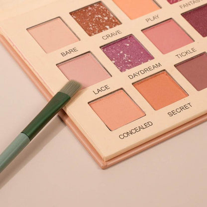 18-color Desert Rose Matte Pearlescent Eyeshadow Palette Earth Color Multi-purpose Color Eyeshadow Palette - MarvelouStoree