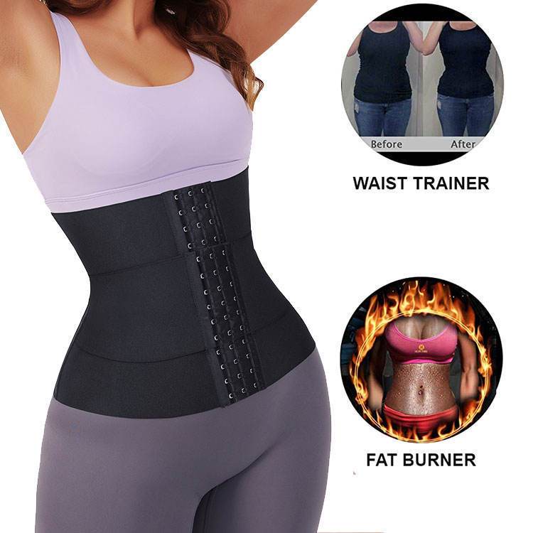 Waist Trainer Sports Sweat Postpartum Body Sculpting Double Belt Buckle Abdominal Belt - MarvelouStoree