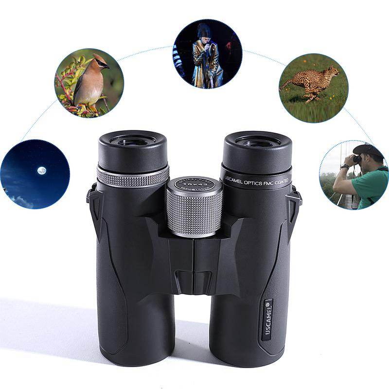 USCAMEL 8x42 Binoculars Military HD High Power Telescope Professional Hunting Outdoor,Black - MarvelouStoree