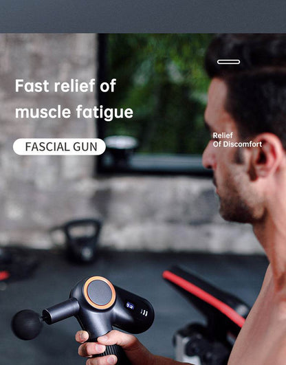 900-turn fascial gun USB charging massage angle rotatable full body muscle massage machine gun - MarvelouStoree