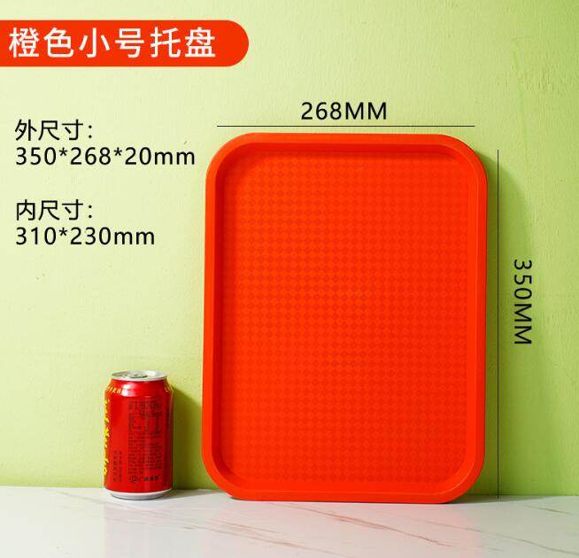 3 SIZE Large Foodservice Tray, Rectangular food trays Plastic Drink Serving Tray for Serving Drinks Snacks Tea - MarvelouStoree