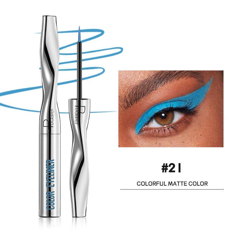 Makeup Pudaier eyeliner long-lasting waterproof eyeliner pen ultra-fine color liquid eyeliner - MarvelouStoree