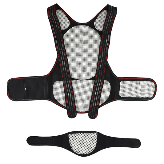 Self-Heating Shoulder Shirt Waistcoat Support Belt Shoulder Warm Shirt Magnetic Therapy Vest Back Protection Shirt