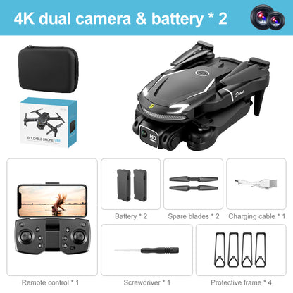 V88 UAV 4K Dual Camera HD Aerial Photography Folding Aircraft Fixed Altitude Remote Control