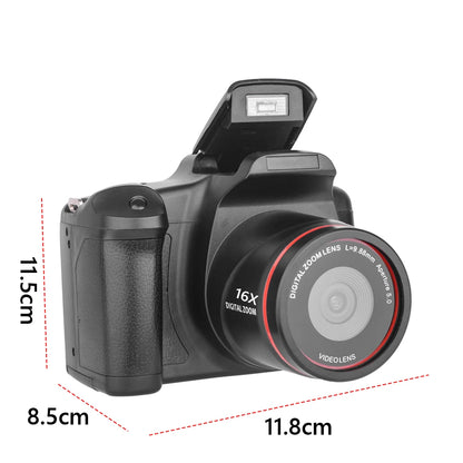 Marveloustoree 4K HD 1080P Digital Camera 16X Zoom Autofocus Vlogging Camera 2.4 Inch LCD Screen 16MP Video Camera for Kids Adult Photography