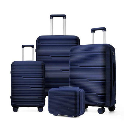 4pcs Travel Suitcase New Durable Luggage Sets Rolling Luggage TSA Lock Carry On Luggage Boarding Trolley Case 13 20 24 28 inch - MarvelouStoree