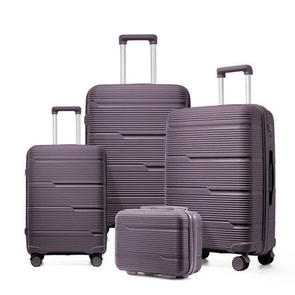 4pcs Travel Suitcase New Durable Luggage Sets Rolling Luggage TSA Lock Carry On Luggage Boarding Trolley Case 13 20 24 28 inch - MarvelouStoree