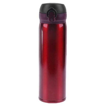 450ml Travel Mug Water Thermos Stainless Steel Double Wall Thermal Cup Bottle Vacuum Cup School Home Tea Coffee Drink Bottle