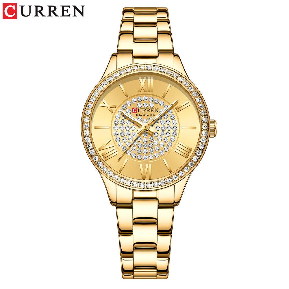 Ladies Watch Fashion Steel Band Watch Casual Ladies Watch Quartz Watch Watch - MarvelouStoree