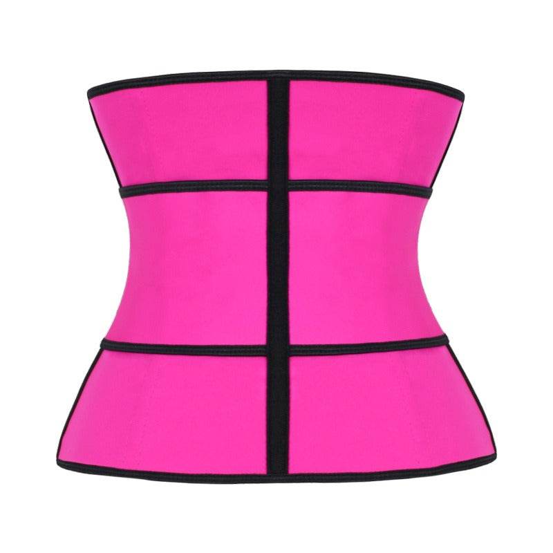 9 Steel Bone Tummy Belt Single Belt Zipper Style Plastic Abdominal Belt Waist Trainer Plastic Belt Waist Strap - MarvelouStoree