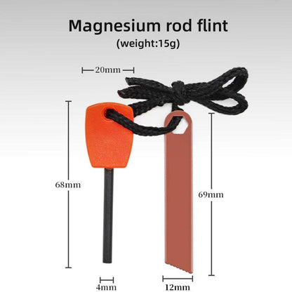 Camping set small mini flint waterproof ignition magnesium strip magnesium rod - MarvelouStoree