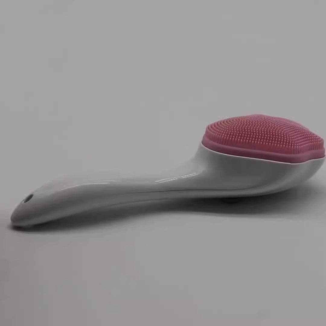 Cat Claw Face Wash Brush Silicone Long Handle Cat Claw Brush Soft Silicone Pore Cleaning Brush Facial Cleanser - MarvelouStoree