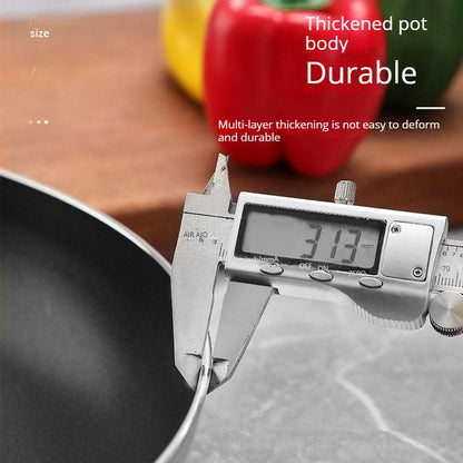 Flat Non-Stick Aluminum Alloy Frying Pan Household Omelette Pancake Steak Frying Pan - MarvelouStoree