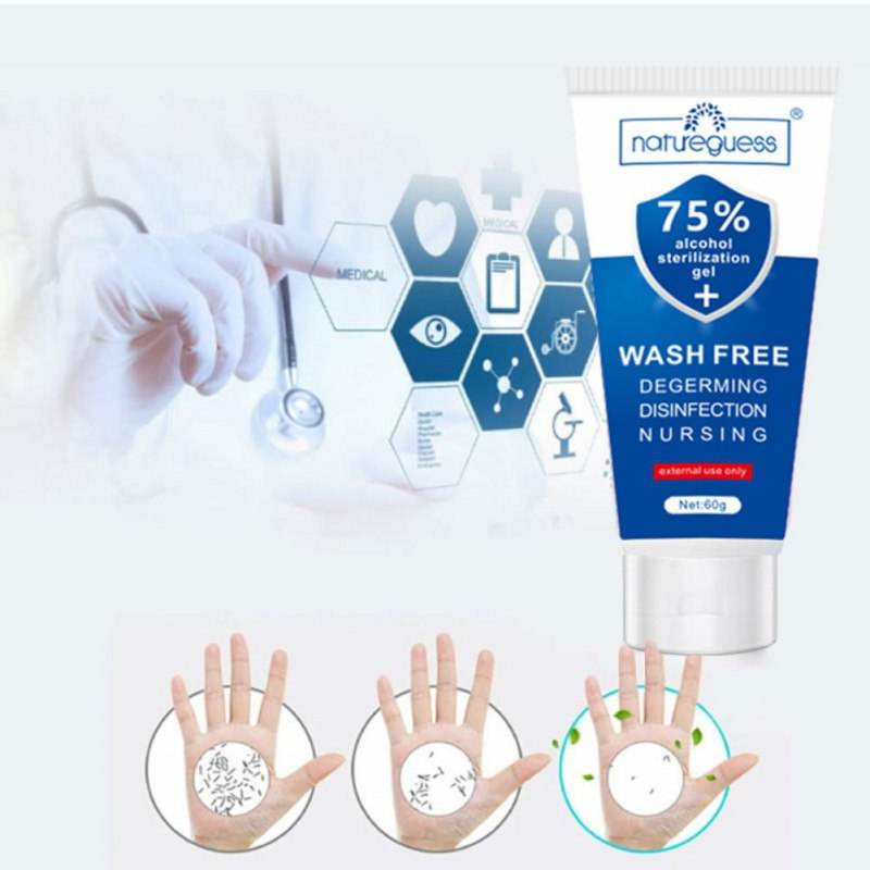 Travel Portable Hand Sanitizer Gel Anti-Bacteria Moisturizing Liquid Disposable No Clean Waterless Antibacterial Hand Gel - MarvelouStoree