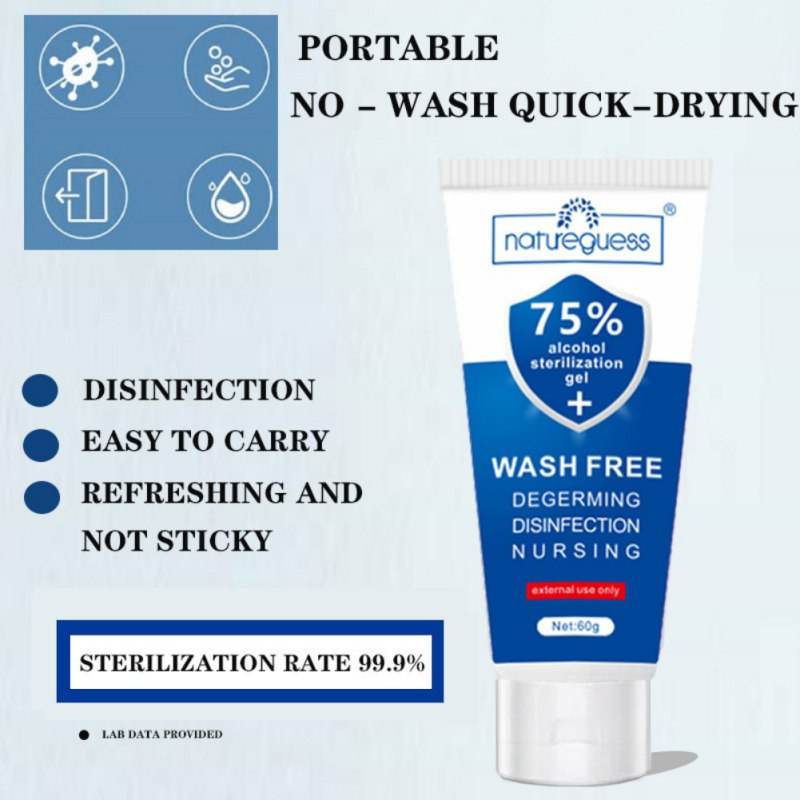 Travel Portable Hand Sanitizer Gel Anti-Bacteria Moisturizing Liquid Disposable No Clean Waterless Antibacterial Hand Gel - MarvelouStoree