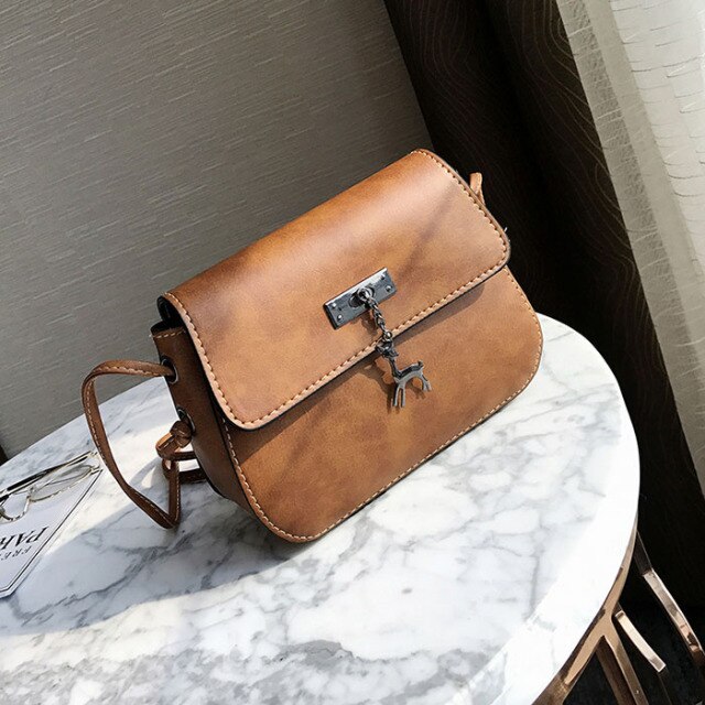 Women Messenger Bags  Cross Body Bag PU Leather Mini Female Shoulder Bag Handbags