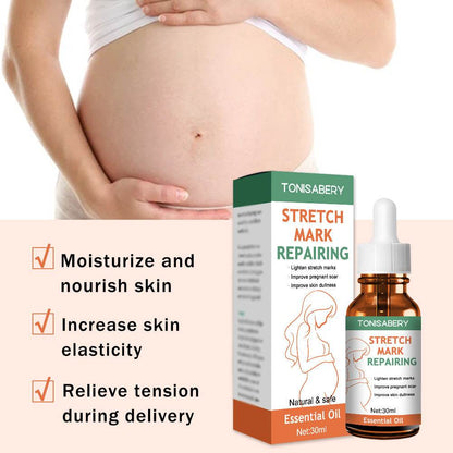 TONISABERY Postpartum Repair Mild Wrinkle Reduction Body Care Essential Oil Stretch Mark Care Essential Oil - MarvelouStoree