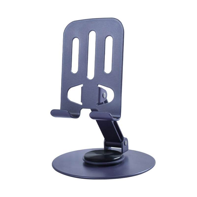 Alloy 360 degree rotating desktop phone holder for live streaming, portable folding lazy tablet phone holder - MarvelouStoree