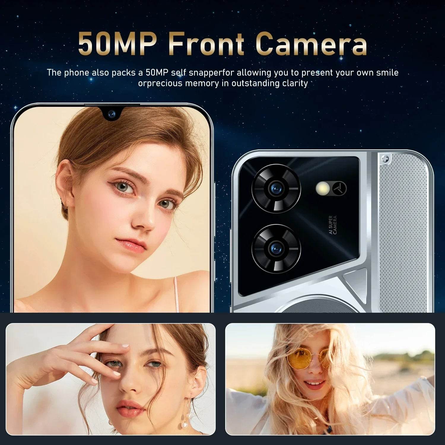 5G Pova5 Pro Global Version Smartphone 7.3 Inch 16GB+1TB Android 13 Phone 50MP Cam 6800mAh Battery CellPhone 10 Core Super Phone - MarvelouStoree