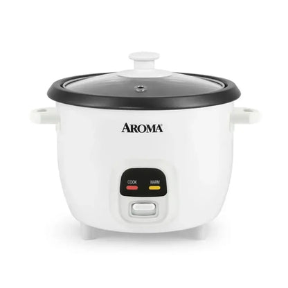 6-Cup Rice & Grain Cooker Bonded Granite® Pot One-Touch Design Keep-Warm Mode Accessories Included Easy to Clean Premium Glass