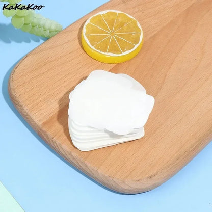 60/100Pcs Bathroom Hand Sanitizer Cleaning Soap Paper Portable Scented Sliced hand Soap Travel Scented Foam Accessories Home