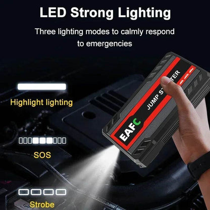 600A Car Jump Starter Power Bank LED Flashlight Portable Emergency Car Battery Booster Starting Device - MarvelouStoree