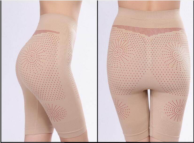 Far Infrared Magnetic Therapy Slimming Pants Seamless Trigonometric Drawing Abdomen Pants Body Shaper - MarvelouStoree