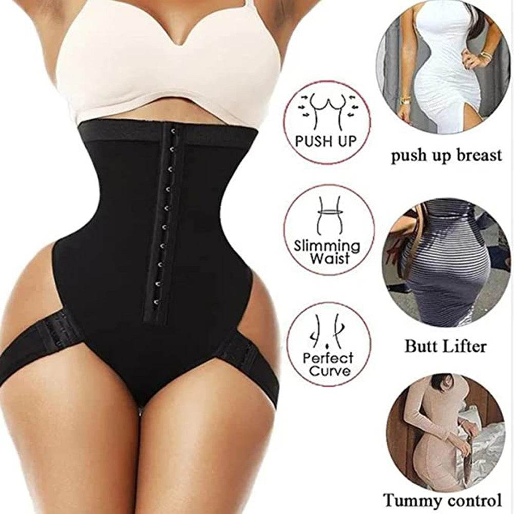 Women's Body Sculpting Pants Plus Fat Increase Breasted High Waist And Hip Artifact Waist And Hip Pants - MarvelouStoree