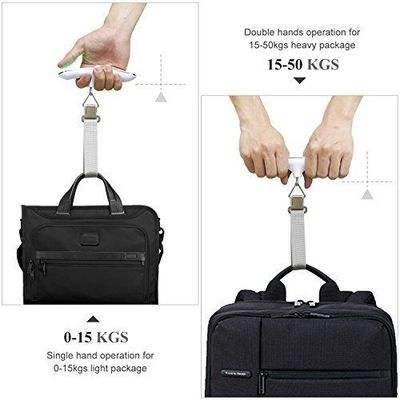 Stainless Steel Electronic Hand Luggage Scale Portable Digital Luggage Scale 50kg - MarvelouStoree