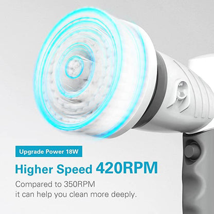 Household Kitchen Hand-Held Electric Dishwashing Brush Creative Bathtub Cleaning Brush Charging Rotary Mop