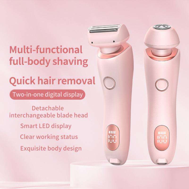 Hair removal device for women dual headed shaving device private hair trimmer electric hair scraper women's hair removal device