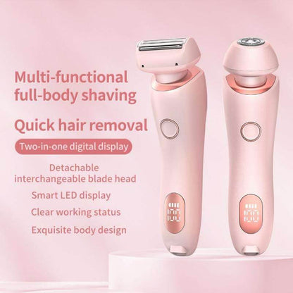 Hair removal device for women dual headed shaving device private hair trimmer electric hair scraper women's hair removal device