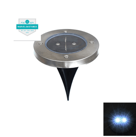 4-LED Solar Power Light Inground Buried Lamp Outdoor Path Way Garden Lawn Light - MarvelouStoree