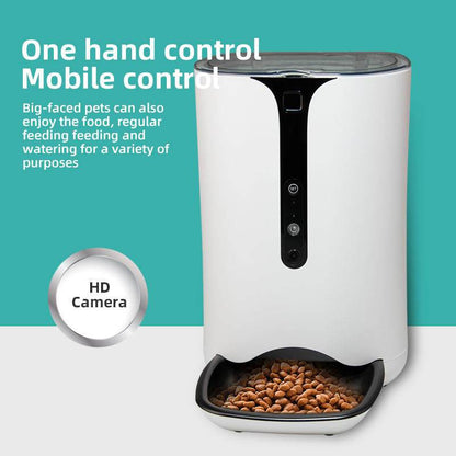 Wifi Smart APP Pet Feeder Household use Microchip Dog Automatic Pet Feeder Automatic Pet Feeder - MarvelouStoree