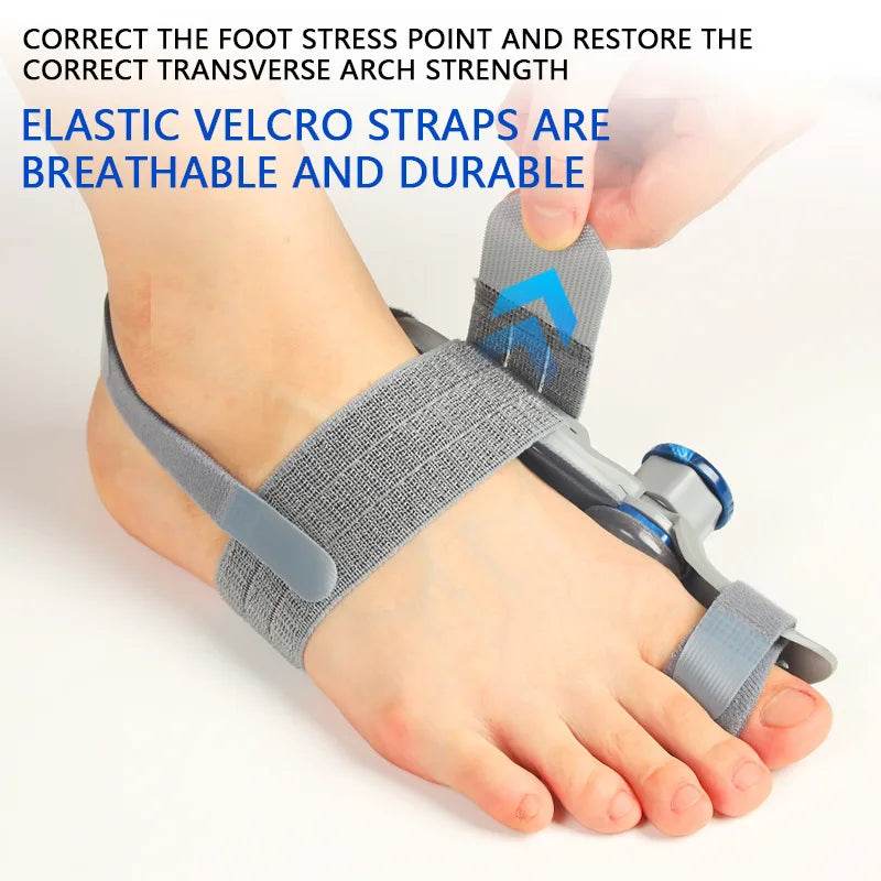 Bunion Corrector Unisex Foot Hallux Valgus Braces Rotatable Toe Separator Straightener Adjustable Pedicure Finger Toe Corrector - MarvelouStoree