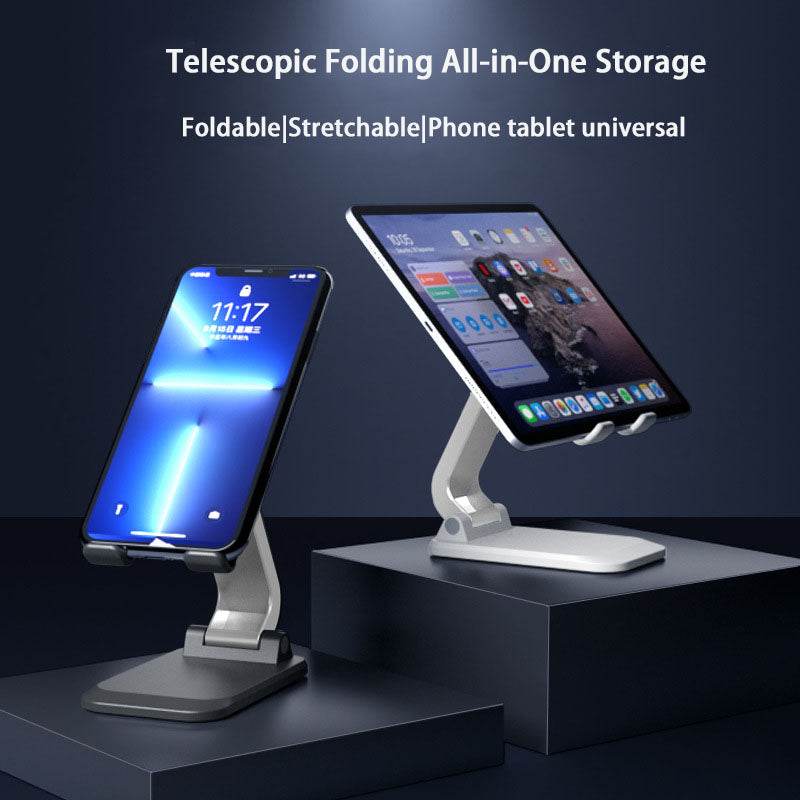 Cell Phone Stand Desktop Live Support Frame Multifunctional Tablet Stand Foldable Retractable Phone Stand - MarvelouStoree