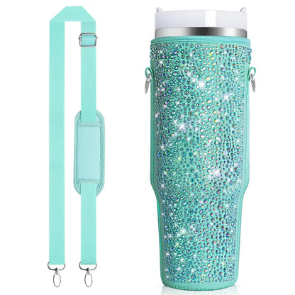 Diamond Mug Sleeves For  Portable Water Kettle Carrier Holder Bag With Straps Outdoor Drinkware Accessory