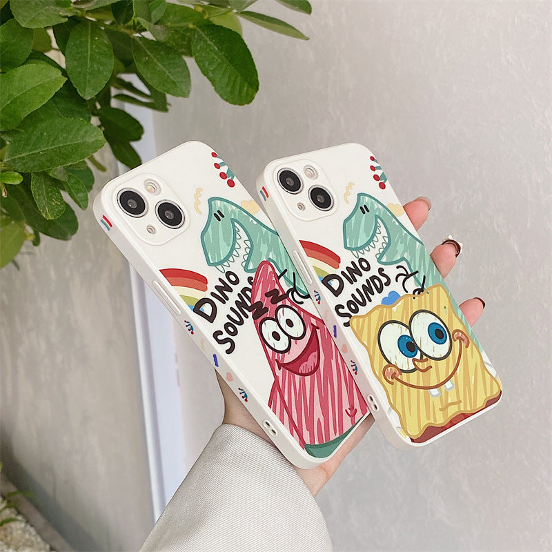 Phone Case Apple New Silicone Soft Couple Personalized and Creative Application