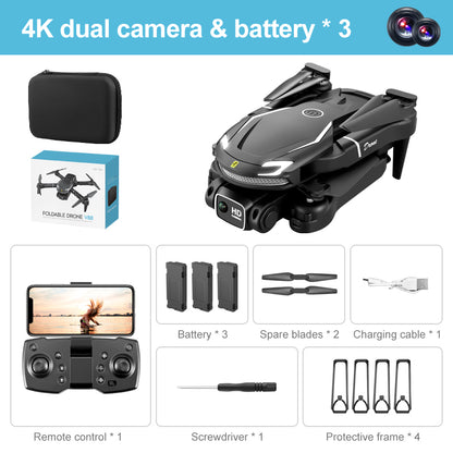 V88 UAV 4K Dual Camera HD Aerial Photography Folding Aircraft Fixed Altitude Remote Control