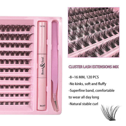 Self-grafting Single Cluster Eyelash Set - MarvelouStoree