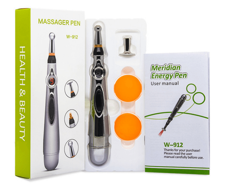 Electric Acupuncture Pen Electronic Meridian Energy Body Massager Pain Relief Therapy Instrument massage relaxation - MarvelouStoree