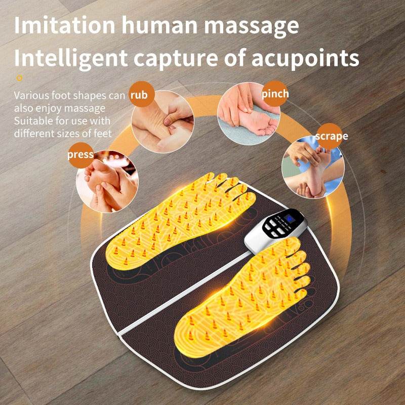 EMS foot massage foot pad foot massage machine Pulse foot massager micro current foot therapy - MarvelouStoree