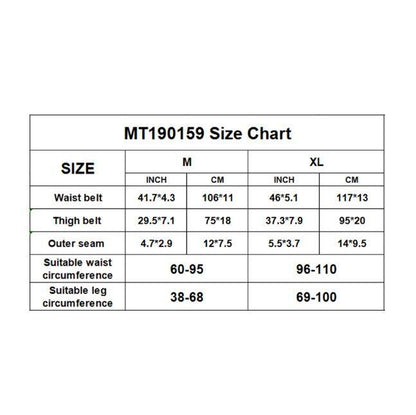 Neoprene Leg Shaper Sauna Sweat Control Panties Shapewear Thigh Slimmer Body Shaper thigh Shaper Wraps Legs - MarvelouStoree