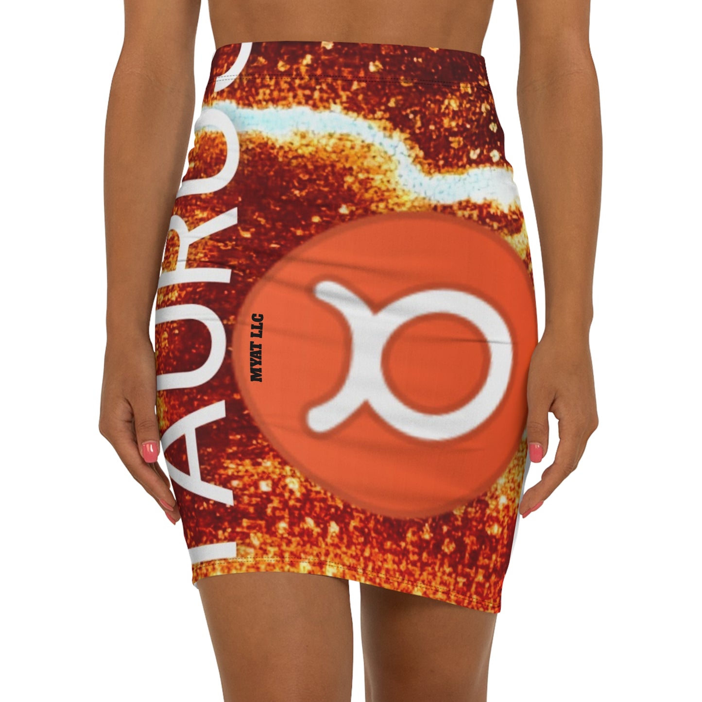 Taurus Women's Mini Skirt (AOP)