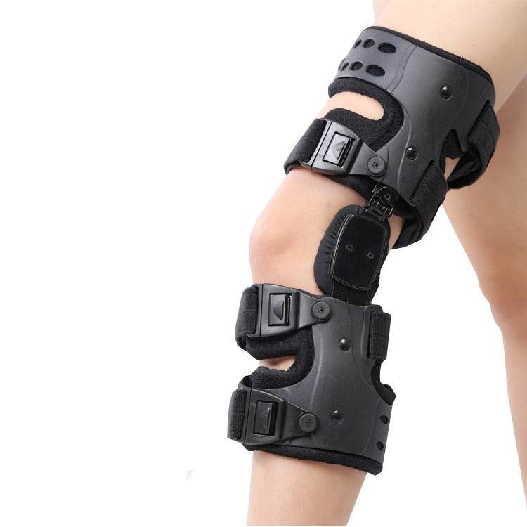 Adjustable unilateral knee joint brace knee internal and external flip corrector support brace orthotic device - MarvelouStoree