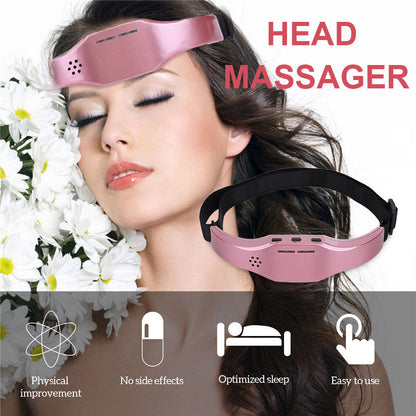 Electric Head Massager Sleep Monitor Migraine Relief Massager Insomnia Therapy Release Stress Sleep Therapy Device Sleeping Di