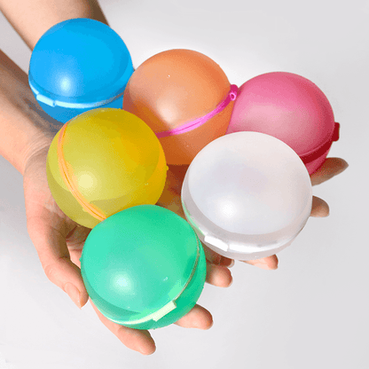 Water Injection Reusable Water Balloon Fight Water Fight Automatic Sealing Water Bomb Children's Toy Water Polo - MarvelouStoree