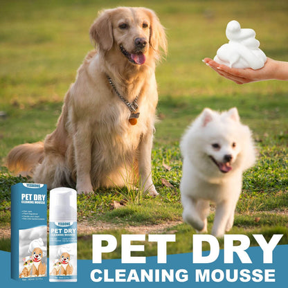 Yegbong Pet Dry Cleaning Foam Cat Dog Shower Gel Puppy Dog Disposable Deodorant - MarvelouStoree